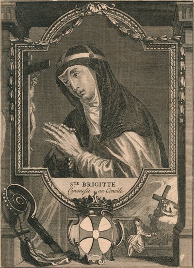 Santa Brígida, 1713 de Bernard Picart