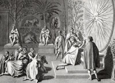 El culto al sol de los incas de Bernard Picart