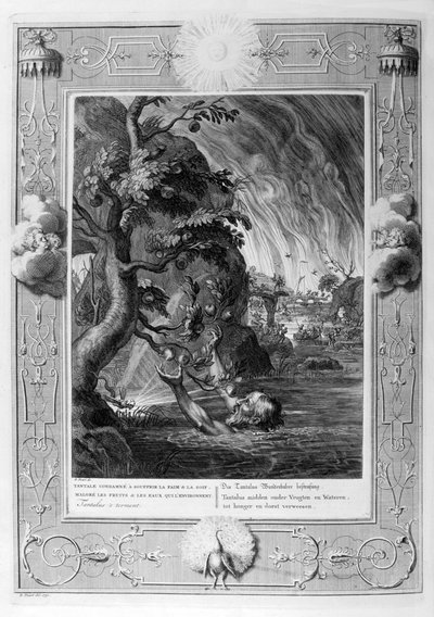 El tormento de Tántalo, 1733 de Bernard Picart