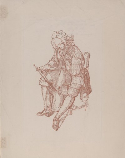 El bajista, 1707 de Bernard Picart