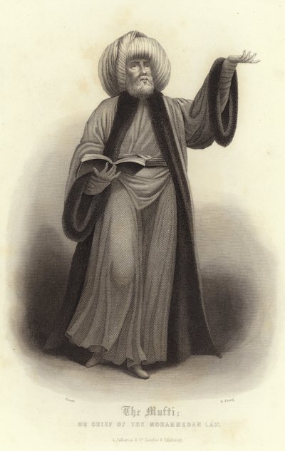 El Mufti o Jefe de la Ley Mahometana de Bernard Picart