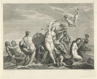Triomf van Galatea de Bernard Picart