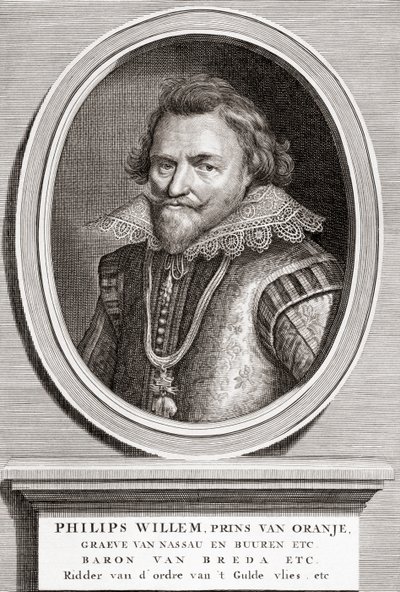 Retrato de Felipe Guillermo, Príncipe de Orange (1554-1618) de Bernard Picart