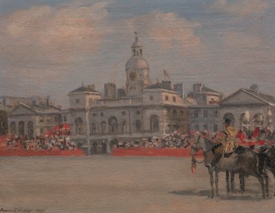Trooping the Colour de Bernard Sickert
