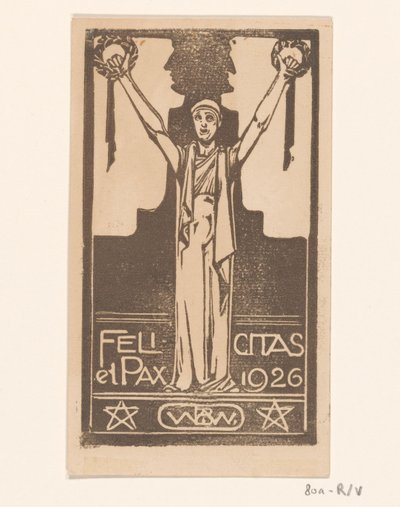 Felicitas et Pax 1926 (título original del objeto) de Bernard Willem Wierink