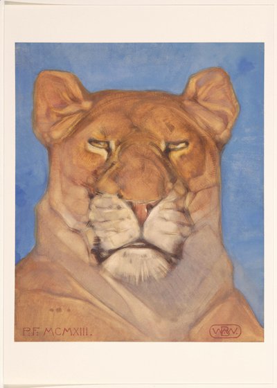 Cabeza de leona de Bernard Willem Wierink