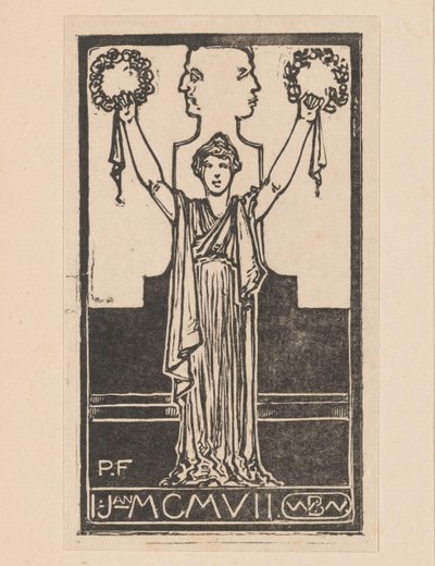 Mujer con túnica romana de Bernard Willem Wierink