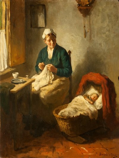 Un interior holandés de Bernard de Hoog