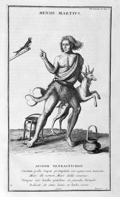 Una representación de marzo, 1757 de Bernard de Montfaucon
