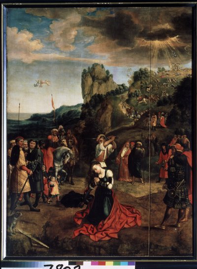 Le martyr de Sainte Catherine. (El martirio de Santa Catalina) - Peinture de Bernard van Orley (Barend, Barent, Bernaert van Brussel de Bernard van Orley