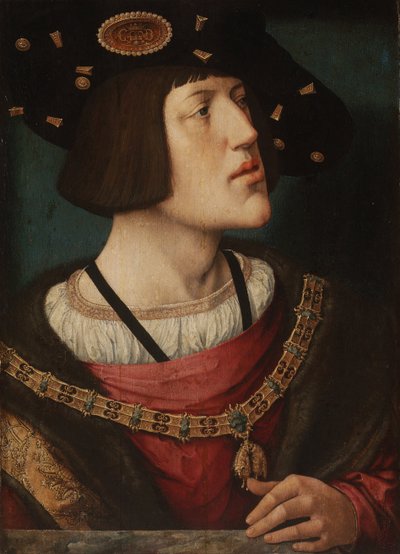 Retrato de Carlos V de España de Bernard van Orley