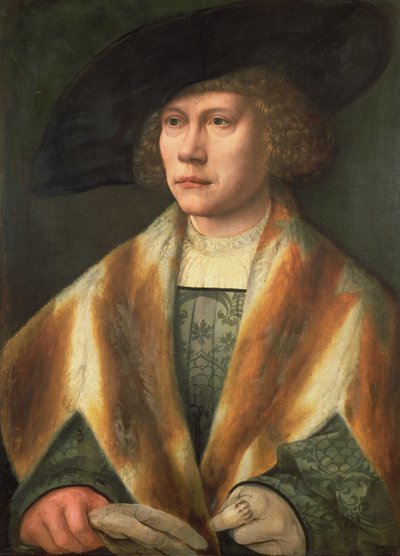 Retrato de un joven, posiblemente un autorretrato, c.1520 de Bernard van Orley