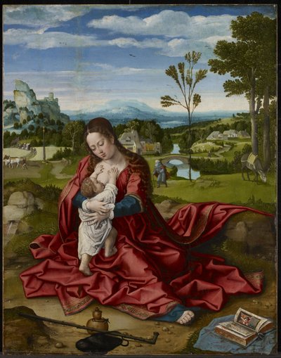 Descanso en la huida a Egipto, c.1518 de Bernard van Orley