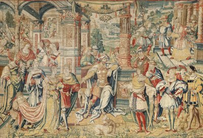 Serie de la Historia de David, c.1525 (seda y lana) de Bernard van Orley