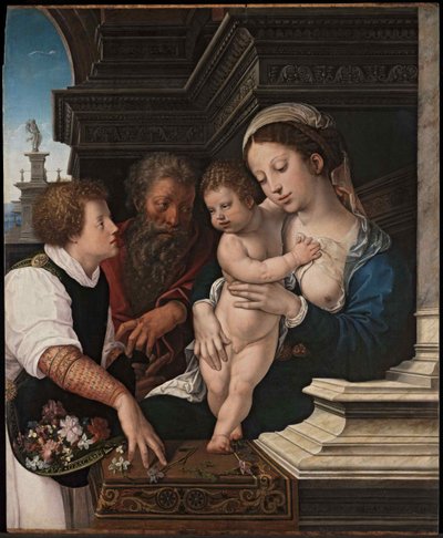 La Sagrada Familia, ca 1521 de Bernard van Orley