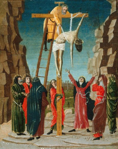 El Descendimiento de la Cruz, c. 1485 de Bernardino Butinone