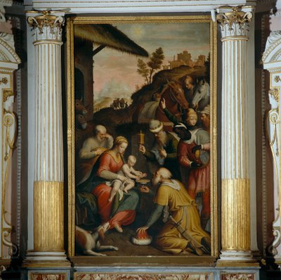 La adoración de los magos de Bernardino Campi
