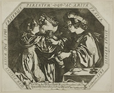 Lot y sus hijas de Bernardino Capitelli