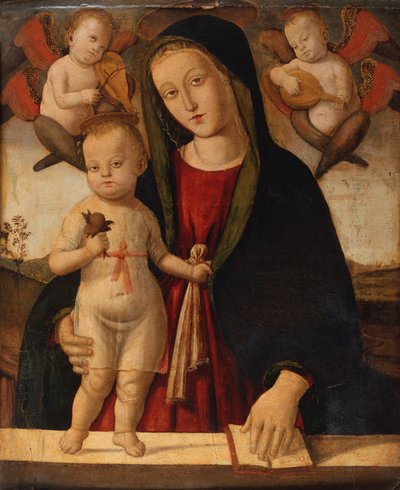 Madonna y Niño de Bernardino Fungai