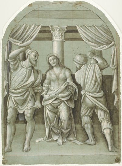 Flagelación de Santa Catalina de Bernardino Lanino