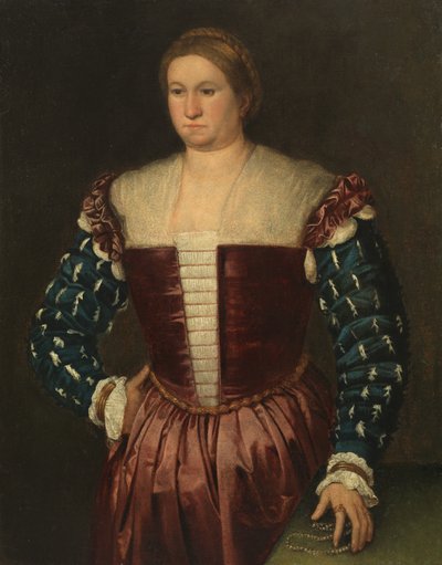 Retrato de una dama, c.1545-50 de Bernardino Licinio