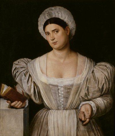 Retrato de mujer (¿Agnese, cuñada del pintor) de Bernardino Licinio