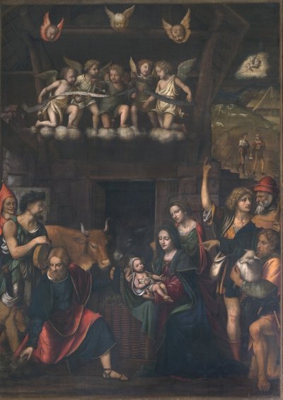 Adoración de los Pastores de Bernardino Luini
