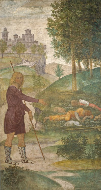 Céfalo y las ninfas, c. 1520-1522 de Bernardino Luini