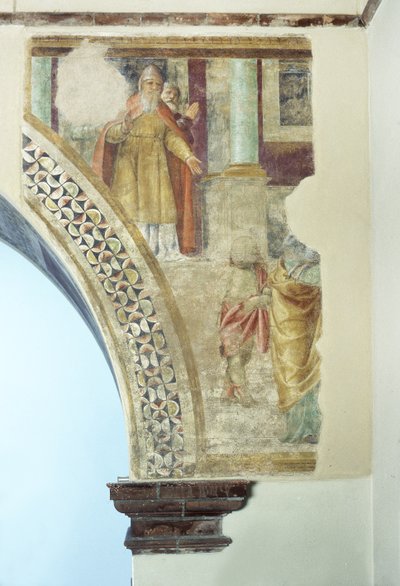 Expulsión de San Joaquín del Templo de Bernardino Luini