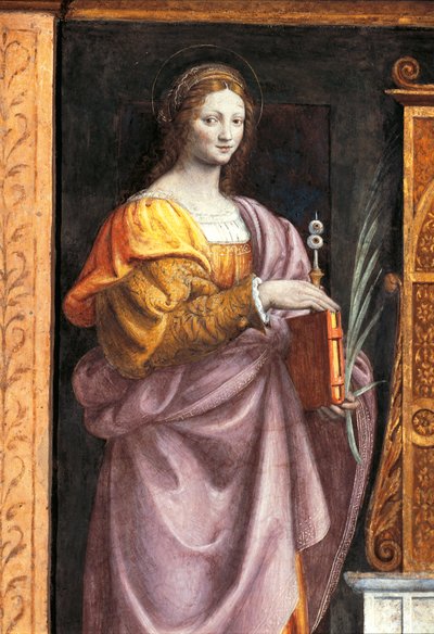 Italia, Milán, Iglesia de San Mauricio al Monasterio Mayor, Santa Lucía de Bernardino Luini