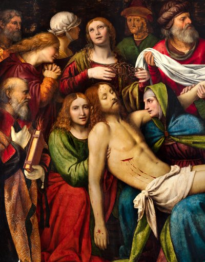Milán, Iglesia de San Giorgio al Palazzo, Bernardino Luini, Deposición de Bernardino Luini