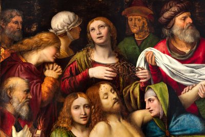 Milán, Iglesia de San Giorgio al Palazzo, Bernardino Luini, Deposición de Bernardino Luini