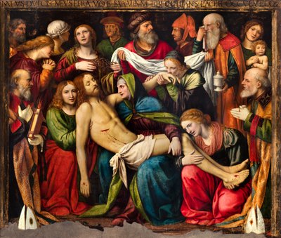 Milán, Iglesia de San Giorgio al Palazzo, Bernardino Luini, Entierro de Bernardino Luini