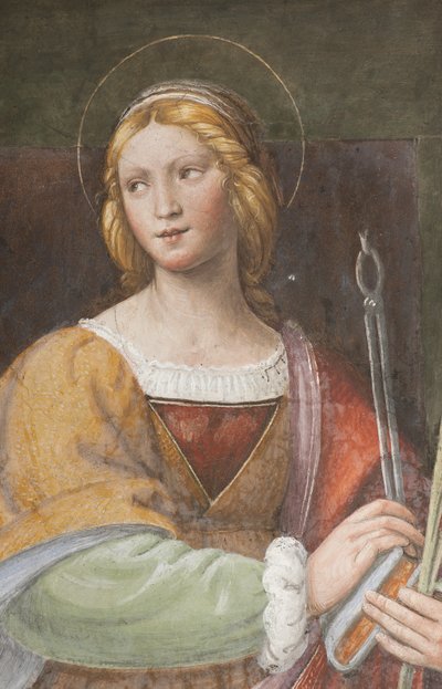 Santa Apolonia (detalle) de Bernardino Luini