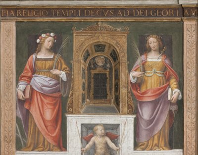 Santa Rosa y Santa Giustina de Bernardino Luini
