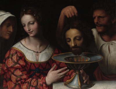 Salomé con la Cabeza de San Juan Bautista, 1500s o posterior de Bernardino Luini