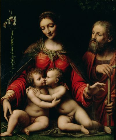 La Sagrada Familia con el niño San Juan de Bernardino Luini