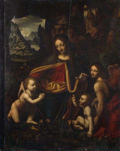 Virgen de las Rocas, por Bernardino Luini (ca 1480-ca 1532) de Bernardino Luini