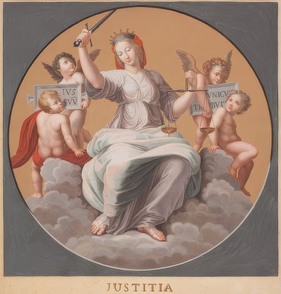 Justicia (Stanze della Segnatura) de Bernardino Nocchi