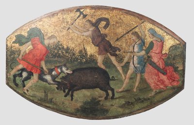 Caza del Jabalí de Calidón, ca. 1509 de Bernardino Pinturicchio