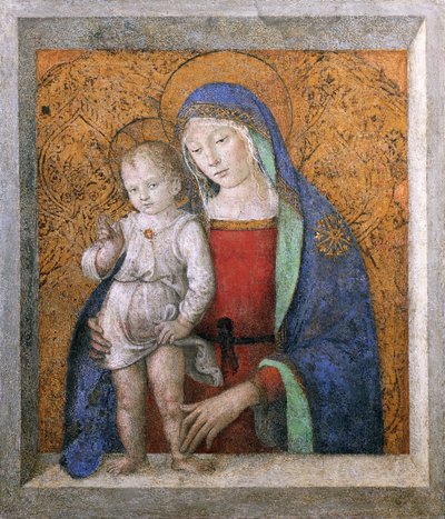 Madonna del alféizar, c. 1490 de Bernardino Pinturicchio