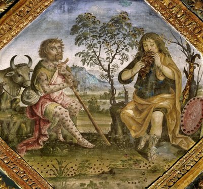 Mercurio, Argos e Io de Bernardino Pinturicchio