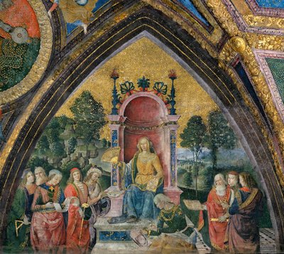 La Geometría, 1492-1494 de Bernardino Pinturicchio