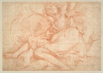 estudio de un ángel de Bernardino Poccetti