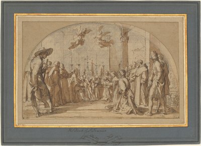 La muerte del Beato Buonagiunta Manetti de Bernardino Poccetti