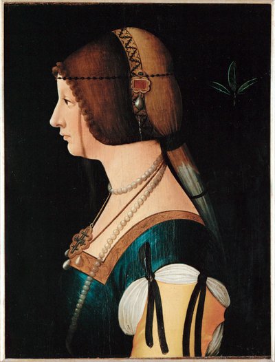 Bianca Maria Sforza, segunda esposa del emperador Maximiliano I ... de Bernardino de