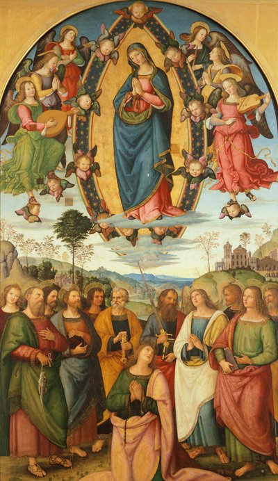 Asunción de la Virgen de Bernardino di Betto Pinturicchio