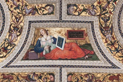 Sibila Cimeria (detalle) de Las Sibilas de Bernardino di Betto Pinturicchio