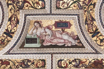 Sibila Eritrea, detalle de Las Sibilas de Bernardino di Betto Pinturicchio