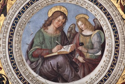 San Mateo (detalle) de Los Cuatro Evangelistas de Bernardino di Betto Pinturicchio